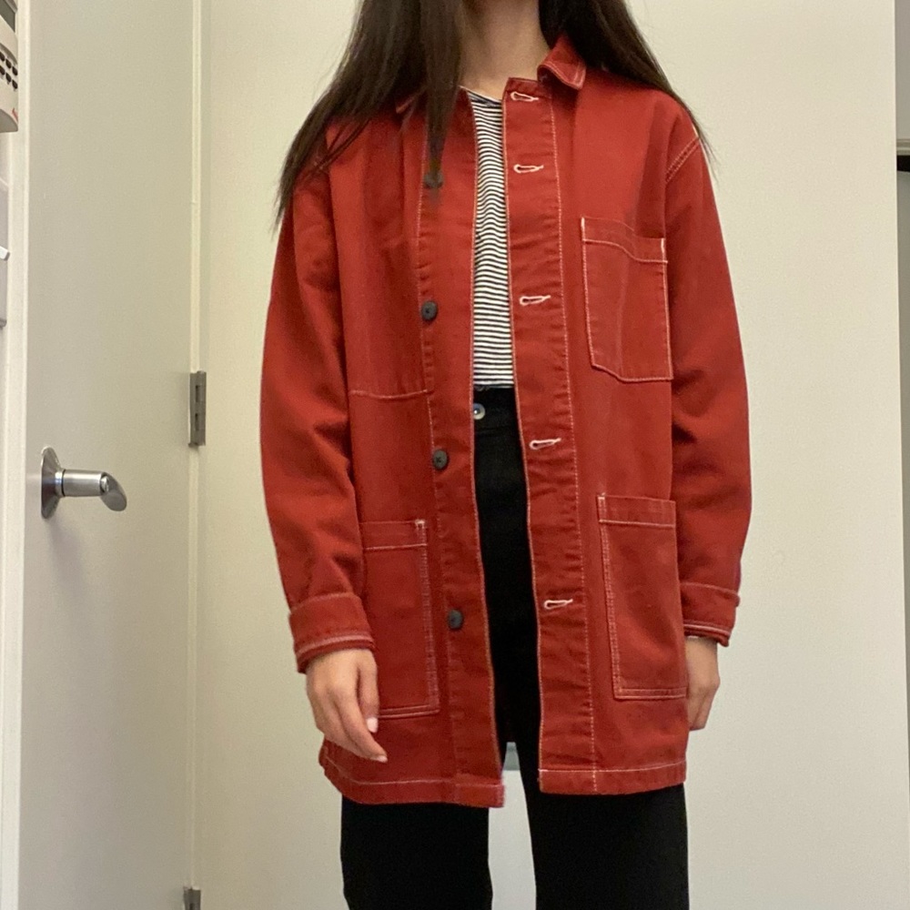 Urban Outfitters / BDG Burgundy Chore Utility Jacket